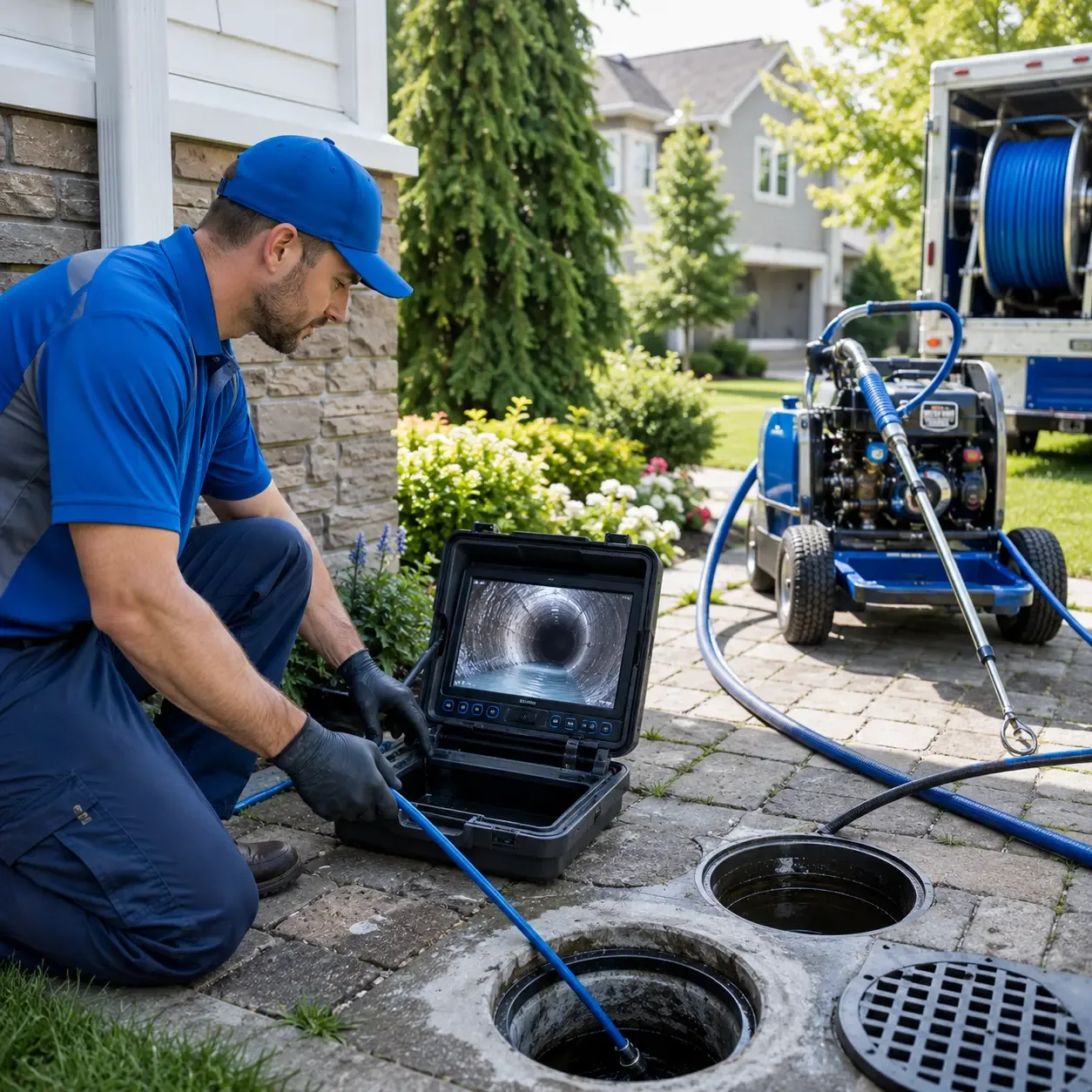 Outdoor drain cleaning professionals serving Ecleto, TX