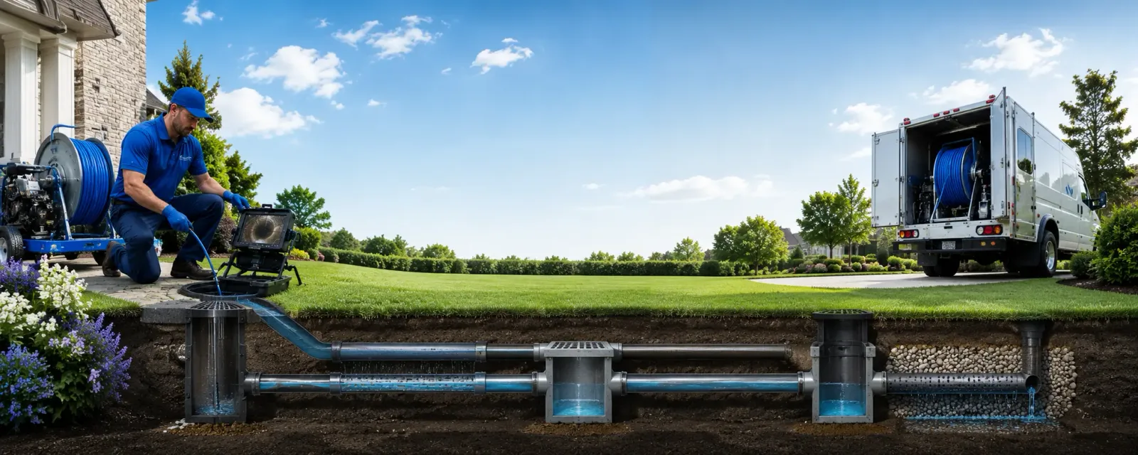 Outdoor drain cleaning information for Ecleto, TX